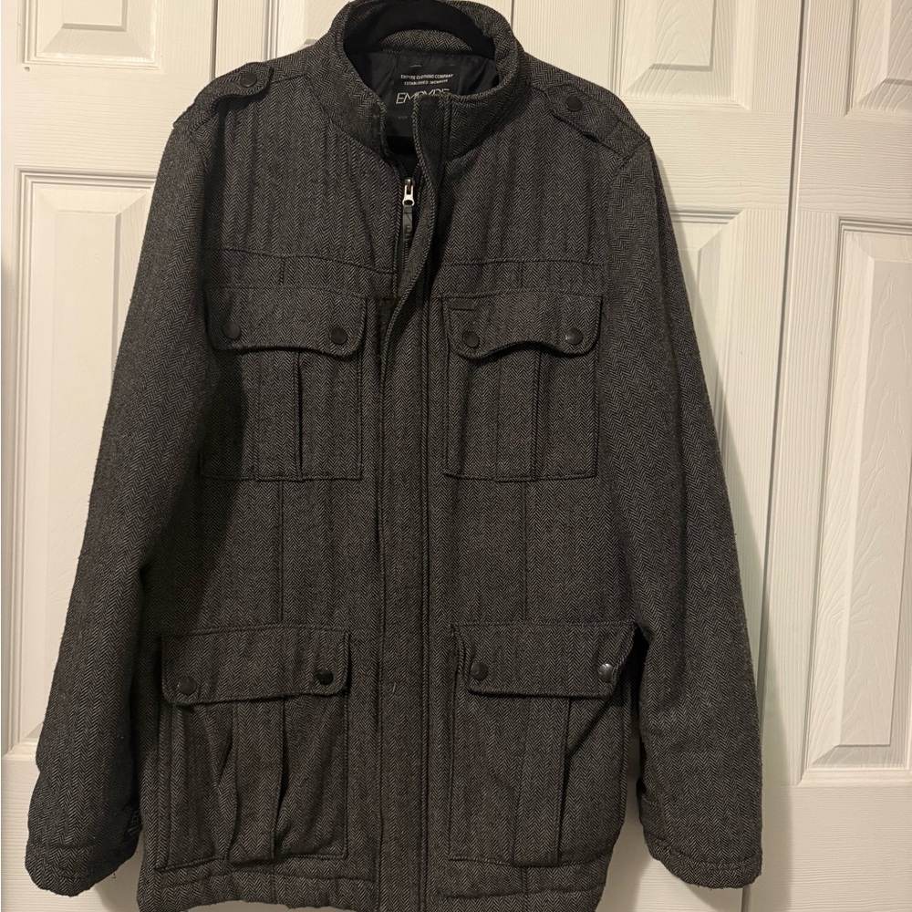 Empyre Charcoal Military Field Jacket